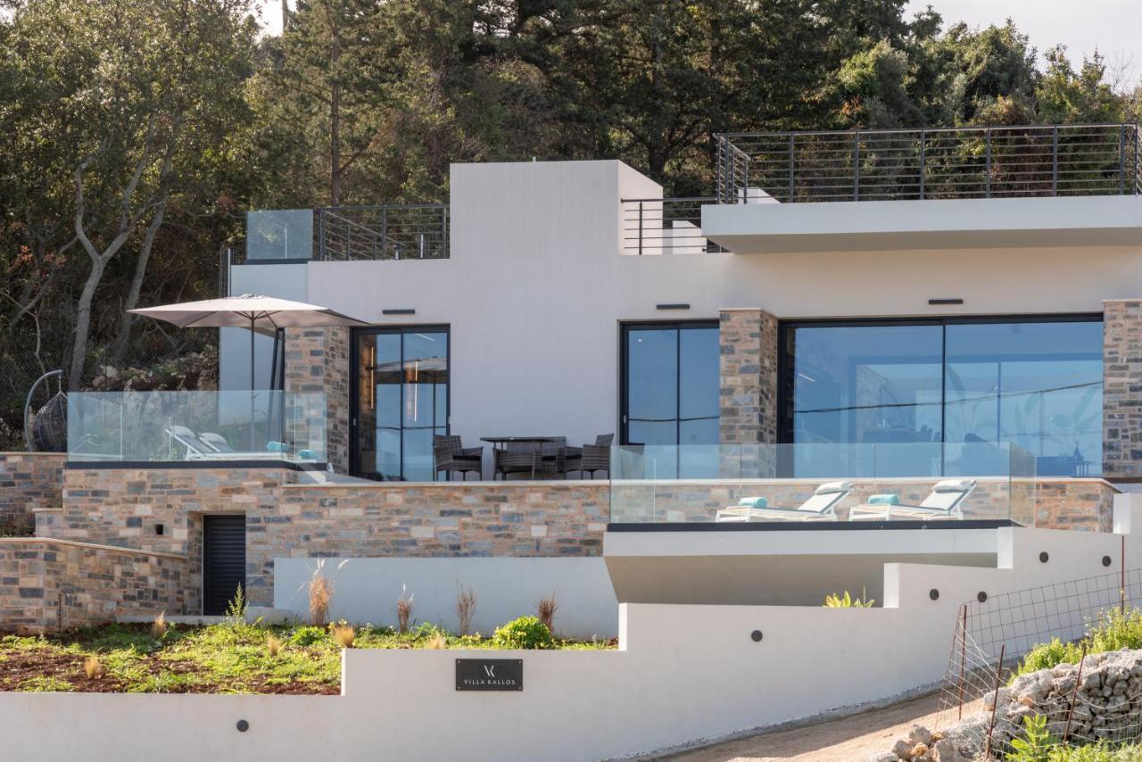 Villa Kallos By Posarellivillas Paidhokhorion Bagian luar foto
