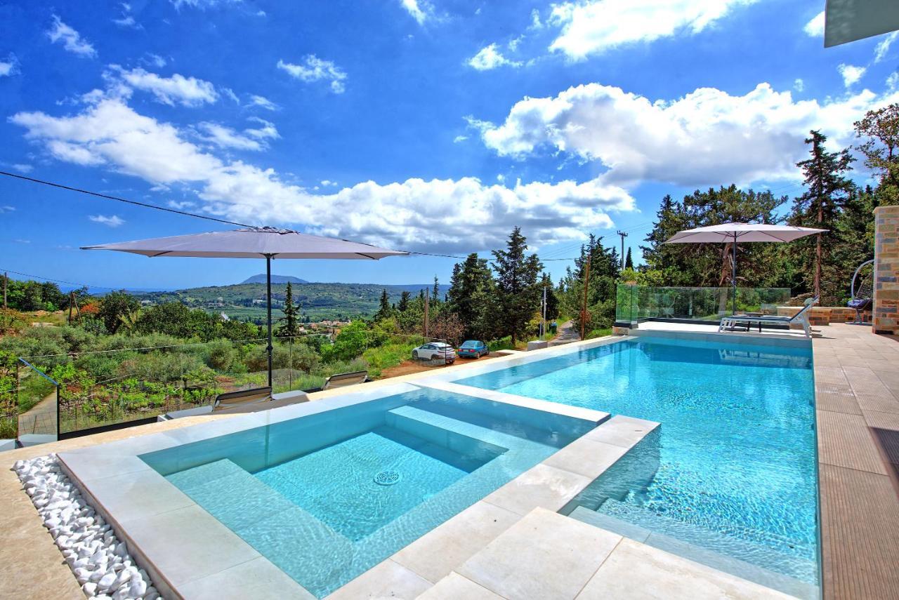 Villa Kallos By Posarellivillas Paidhokhorion Bagian luar foto
