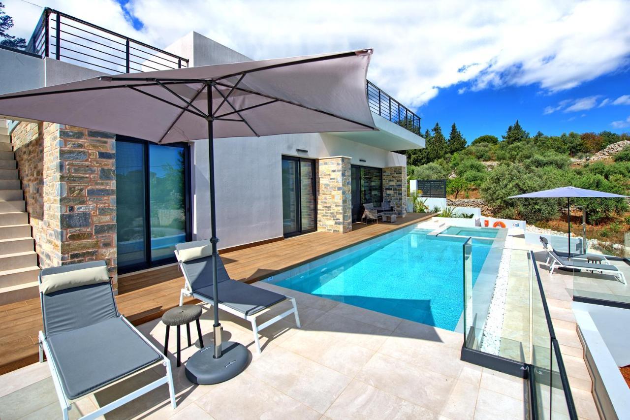 Villa Kallos By Posarellivillas Paidhokhorion Bagian luar foto