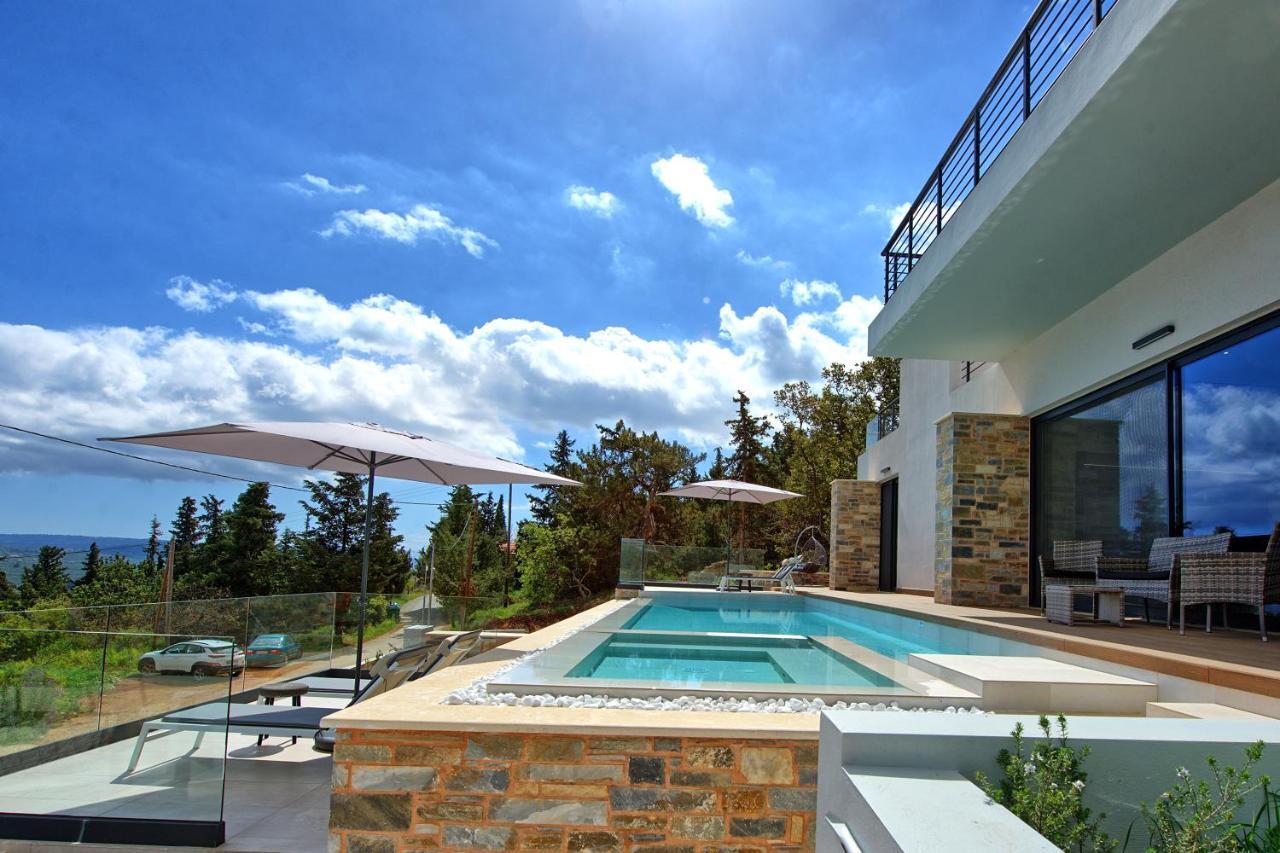Villa Kallos By Posarellivillas Paidhokhorion Bagian luar foto