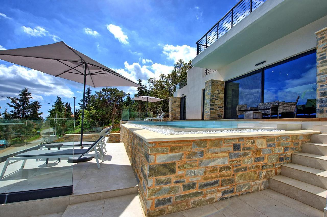 Villa Kallos By Posarellivillas Paidhokhorion Bagian luar foto